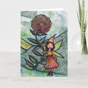 Flower Fairy Nature Lovers Fairies                 Card