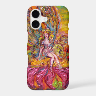 FLOWER FAIRY ON THE PINK IRIS Fantasy