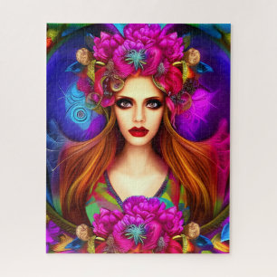 Flower Fairy Queen Jigsaw Puzzle