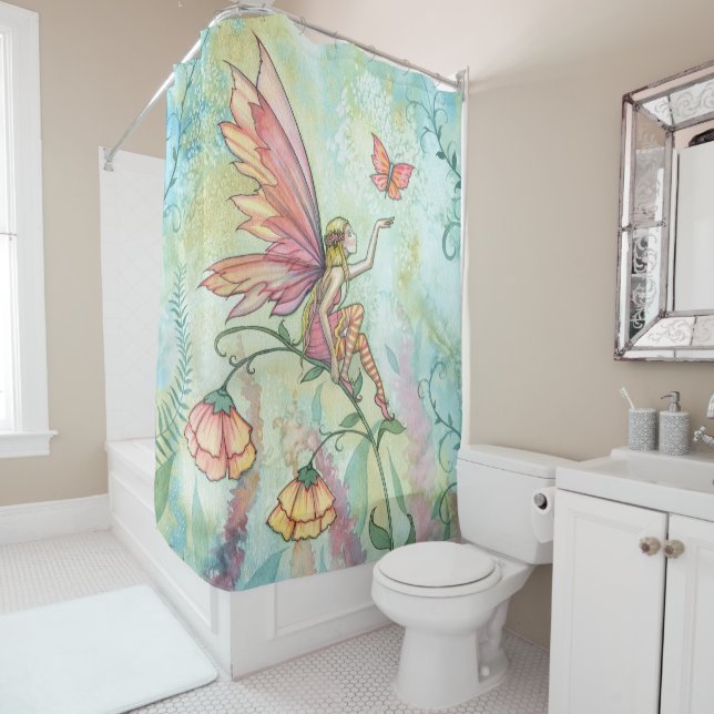 Flower Fairy Watercolor Illustration Light Airy (In Situ)