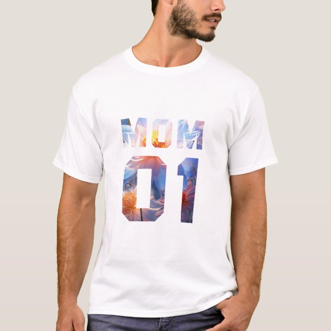 Flower Family - Mom 01 T-Shirt (Front)