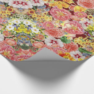 Flower Festival Mirrors Wrapping Paper