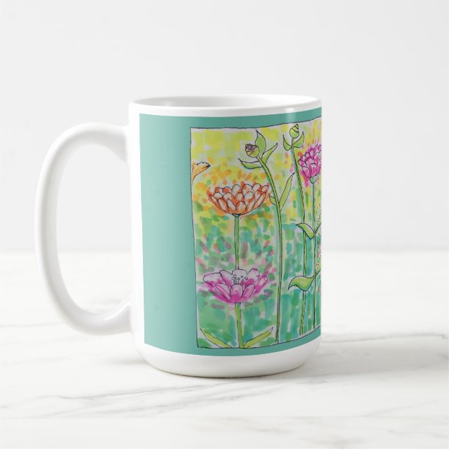 Flower Field Coffee Mug (Left)