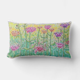 Flower Field Lumbar Pillow