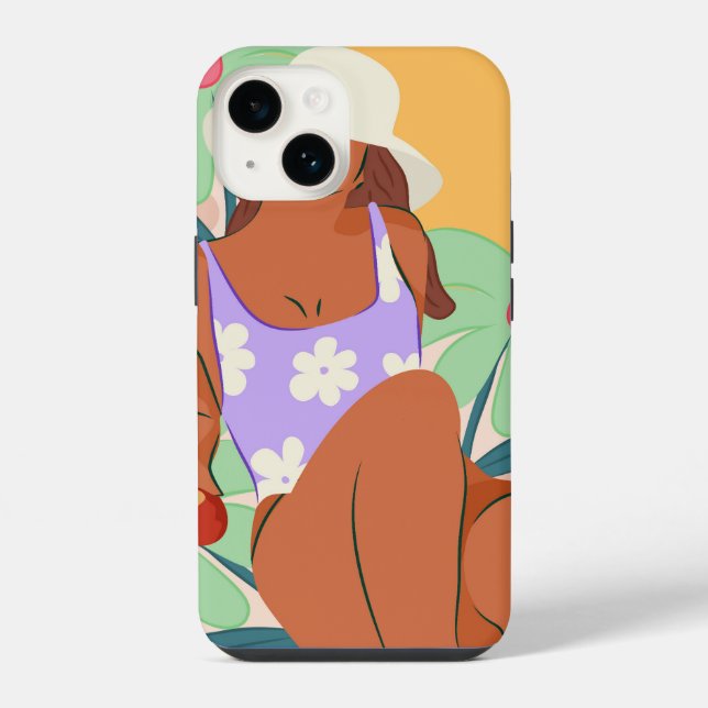 Flower Fields and Sunshine iPhone Case (Back)
