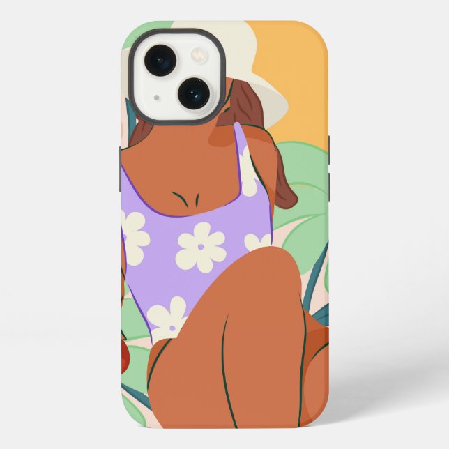 Flower Fields and Sunshine iPhone Case (Back)