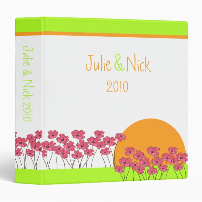 Flower Fields/ Keepsake Binder (Front/Spine)