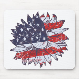 Flower Flag Mouse Pad