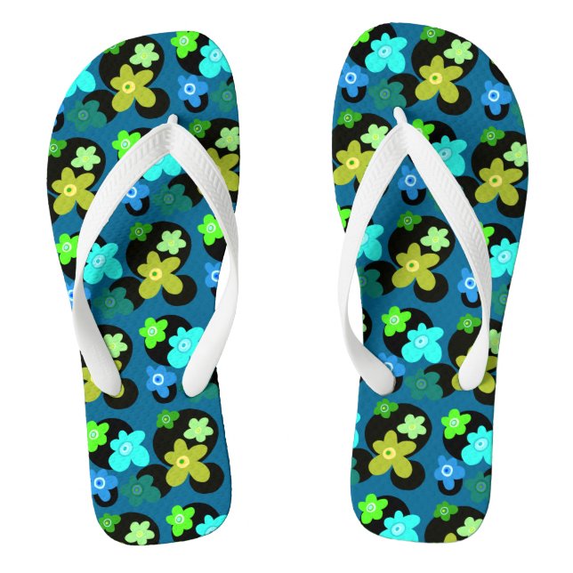 Flower Flip Flops (Footbed)