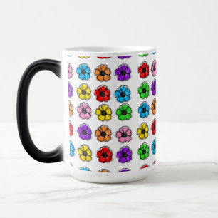 Flower Floral Doodle Line Art Watercolor Abstract Magic Mug