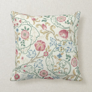 Flower, Floral Pattern, William Morris Throw Pillow