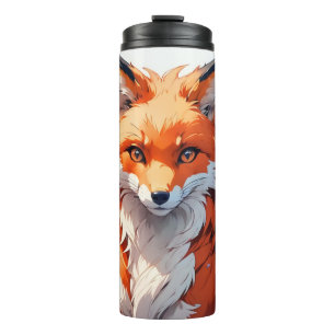 Flower Fox Thermal Tumbler