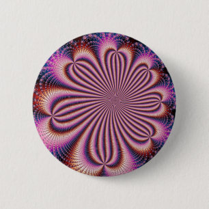 Flower - Fractal Button