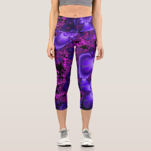 Flower Fractal Capris