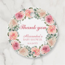 Flower Frame Baby Shower Thank you