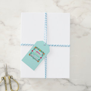 Flower Frame Glamma Grandma Grandmother Definition Gift Tags