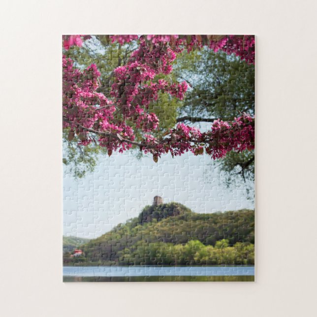 Flower Framed Sugarloaf Puzzle (Vertical)