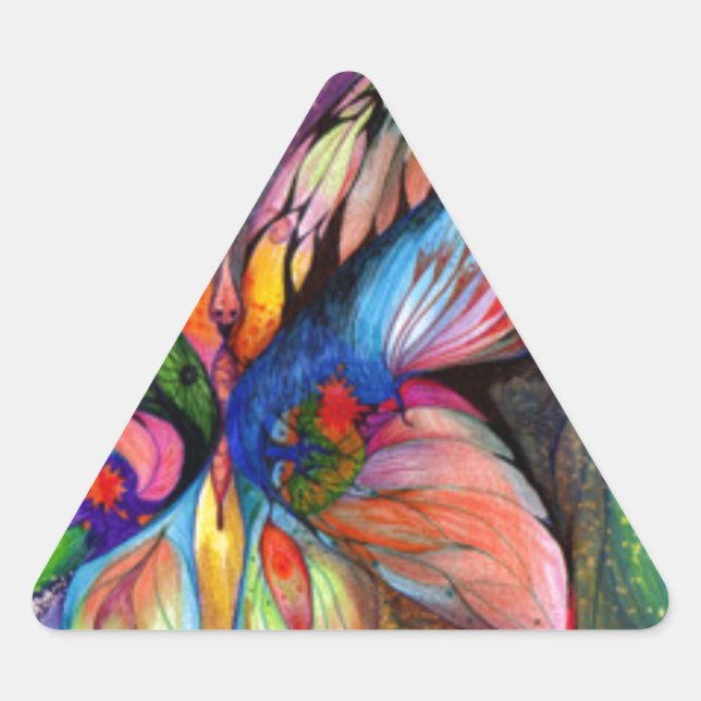 Flower from dreamland triangle sticker (Front)