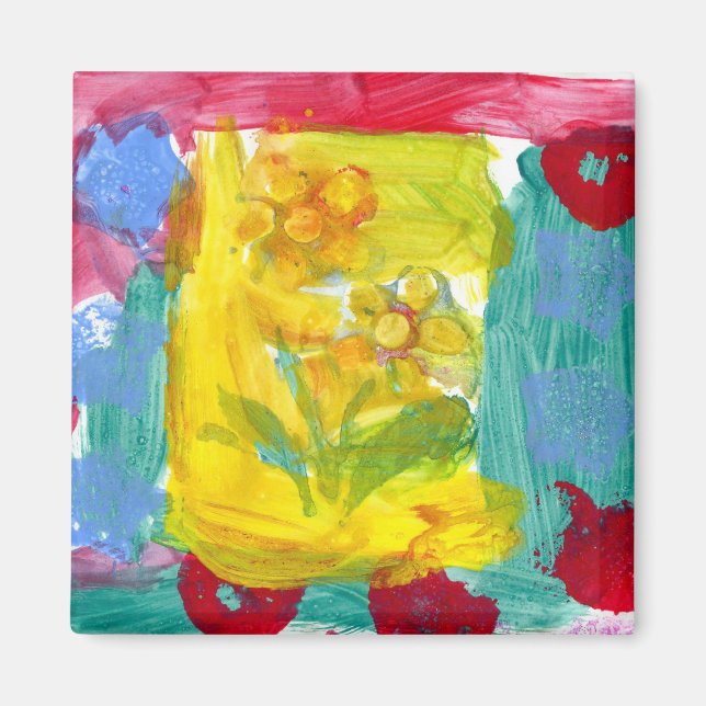 Flower Fun Magnet (Front)