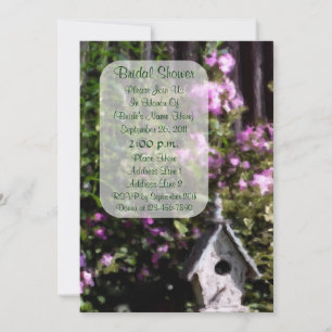 Flower Garden Art Bridal Shower  Invitation