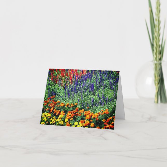 Flower Garden Beauty Carte de note personnalisable (Devant)