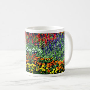 Flower Garden Beauty Personalized  Coffee Mug