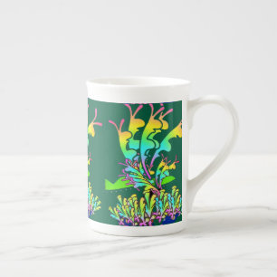 Flower Garden  Bone China Mug