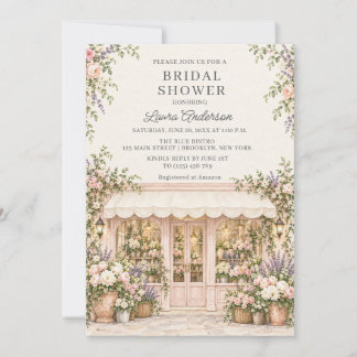 Flower Garden Bridal Shower Invitation