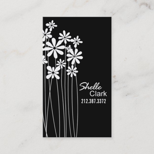 Flower Garden Business Card template (Front)
