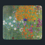 Flower Garden (by Gustav Klimt) Cutting Board<br><div class="desc">This design features a painting by Austrian artist Gustav Klimt (1862–1918). It is a depiction of a beautiful flower garden in Klimt's typical impressionist style. The flowers almost look like they're overflowing, and it's impossible not to feel uplifted by their beauty. The original work was completed in 1907 and its...</div>