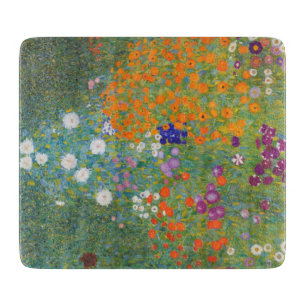 Flower Garden (by Gustav Klimt) Cutting Board