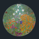 Flower Garden (by Gustav Klimt) Dartboard<br><div class="desc">This design features a painting by Austrian artist Gustav Klimt (1862–1918). It is a depiction of a beautiful flower garden in Klimt's typical impressionist style. The flowers almost look like they're overflowing, and it's impossible not to feel uplifted by their beauty. The original work was completed in 1907 and its...</div>