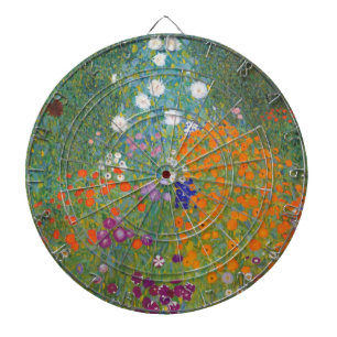 Flower Garden (by Gustav Klimt) Dartboard