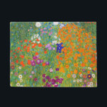 Flower Garden by Gustav Klimt Doormat<br><div class="desc">Please visit my store for more interesting design and more colour choice.
=> zazzle.com/colorfulworld*</div>