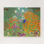 Flower Garden by Gustav Klimt Jigsaw Puzzle<br><div class="desc">Please visit my store for more interesting design and more color choice.
=> zazzle.com/colorfulworld*</div>