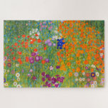 Flower Garden by Gustav Klimt Jigsaw Puzzle<br><div class="desc">Please visit my store for more interesting design and more color choice.
=> zazzle.com/colorfulworld*</div>