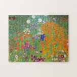 Flower Garden by Gustav Klimt Jigsaw Puzzle<br><div class="desc">Please visit my store for more interesting design and more color choice.
=> zazzle.com/colorfulworld*</div>