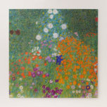 Flower Garden (by Gustav Klimt) Jigsaw Puzzle<br><div class="desc">This design features a painting by Austrian artist Gustav Klimt (1862–1918). It is a depiction of a beautiful flower garden in Klimt's typical impressionist style. The flowers almost look like they're overflowing, and it's impossible not to feel uplifted by their beauty. The original work was completed in 1907 and its...</div>