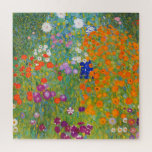 Flower Garden by Gustav Klimt Jigsaw Puzzle<br><div class="desc">Please visit my store for more interesting design and more colour choice.
=> zazzle.com/colorfulworld*</div>