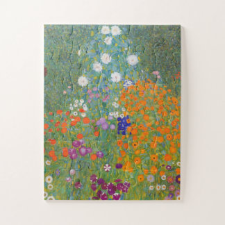 Flower Garden by Gustav Klimt Jigsaw Puzzle