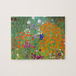 Flower Garden by Gustav Klimt Jigsaw Puzzle