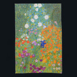 Flower Garden by Gustav Klimt Kitchen Towel<br><div class="desc">Please visit my store for more interesting design and more colour choice.
=> zazzle.com/colorfulworld*</div>
