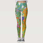 Flower Garden by Gustav Klimt Leggings<br><div class="desc">Please visit my store for more interesting design and more colour choice.
=> zazzle.com/colorfulworld*</div>