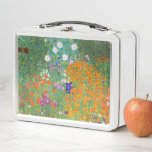 Flower Garden by Gustav Klimt Metal Lunch Box<br><div class="desc">Please visit my store for more interesting design and more colour choice => zazzle.com/colorfulworld*</div>