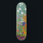 Flower Garden (by Gustav Klimt) Skateboard<br><div class="desc">This design features a painting by Austrian artist Gustav Klimt (1862–1918). It is a depiction of a beautiful flower garden in Klimt's typical impressionist style. The flowers almost look like they're overflowing, and it's impossible not to feel uplifted by their beauty. The original work was completed in 1907 and its...</div>