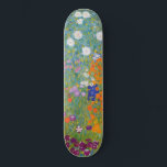 Flower Garden (by Gustav Klimt) Skateboard<br><div class="desc">This design features a painting by Austrian artist Gustav Klimt (1862–1918). It is a depiction of a beautiful flower garden in Klimt's typical impressionist style. The flowers almost look like they're overflowing, and it's impossible not to feel uplifted by their beauty. The original work was completed in 1907 and its...</div>