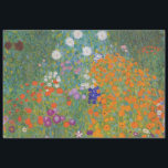 Flower Garden (by Gustav Klimt) Tissue Paper<br><div class="desc">This design features a painting by Austrian artist Gustav Klimt (1862–1918). It is a depiction of a beautiful flower garden in Klimt's typical impressionist style. The flowers almost look like they're overflowing, and it's impossible not to feel uplifted by their beauty. The original work was completed in 1907 and its...</div>