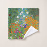 Flower Garden by Gustav Klimt Wash Cloth<br><div class="desc">Please visit my store for more interesting design and more color choice.
=> zazzle.com/colorfulworld*</div>