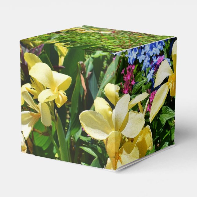 Flower Garden  Favor Box (Back Side)
