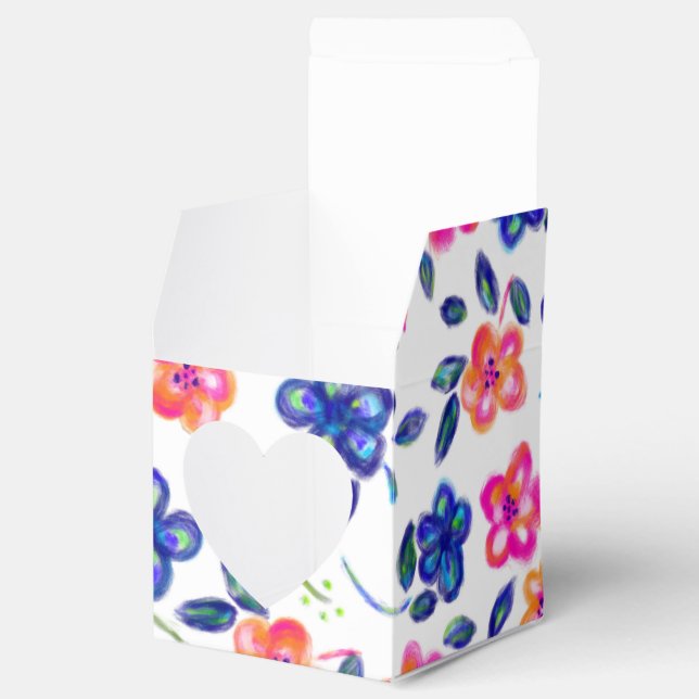 Flower Garden Favor Box (Opened)